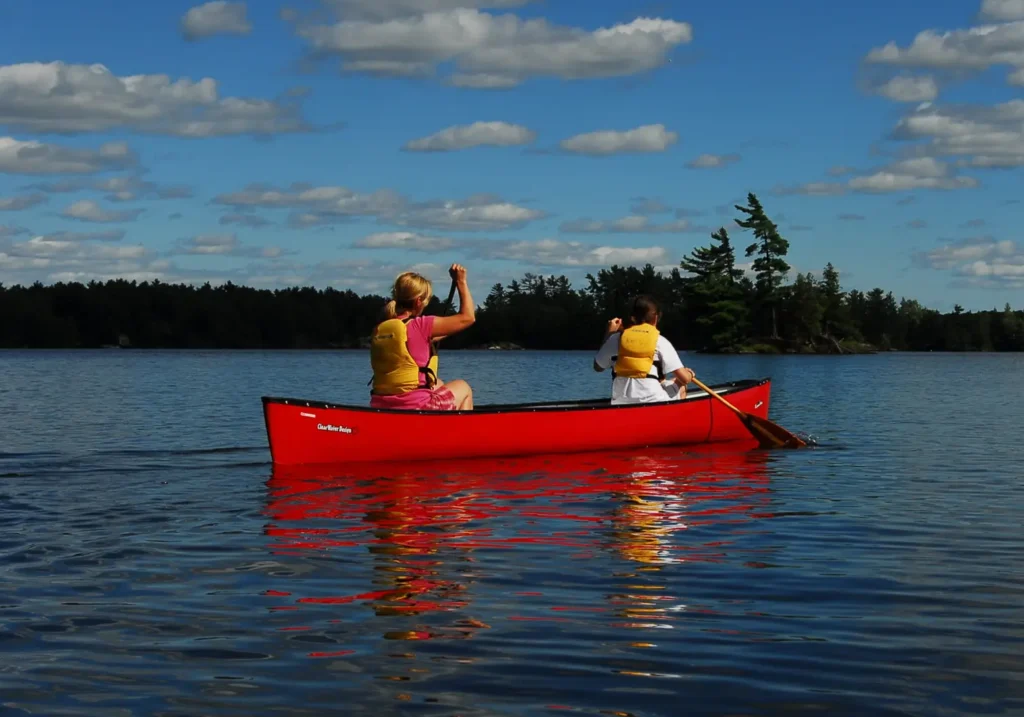 Red Kawartha Canoe