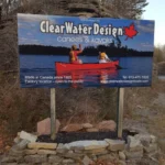 ClearWater Design Canoes & Kayaks sign